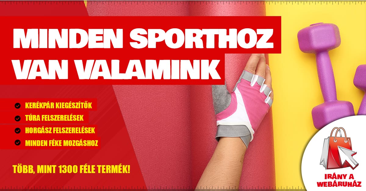 Sport felszerelések